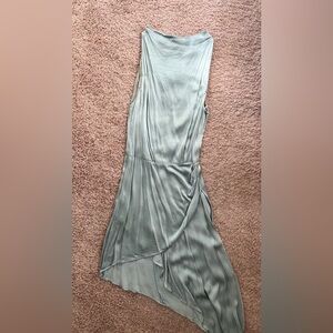 Elliatt Asymmetrical Sage Dress